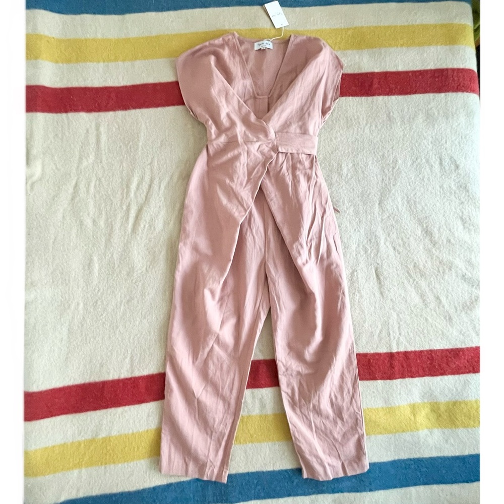 NWT Rujuta Sheth Venus jumpsuit in dusty pink - Picture 6 of 13